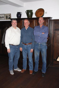 (von links) Stellvertreter Bruno-Jörg Pfäfflin, Vorsitzender Günther Volpers, Stellvertreter Josef Haltmayr