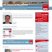 Screenshot der Website